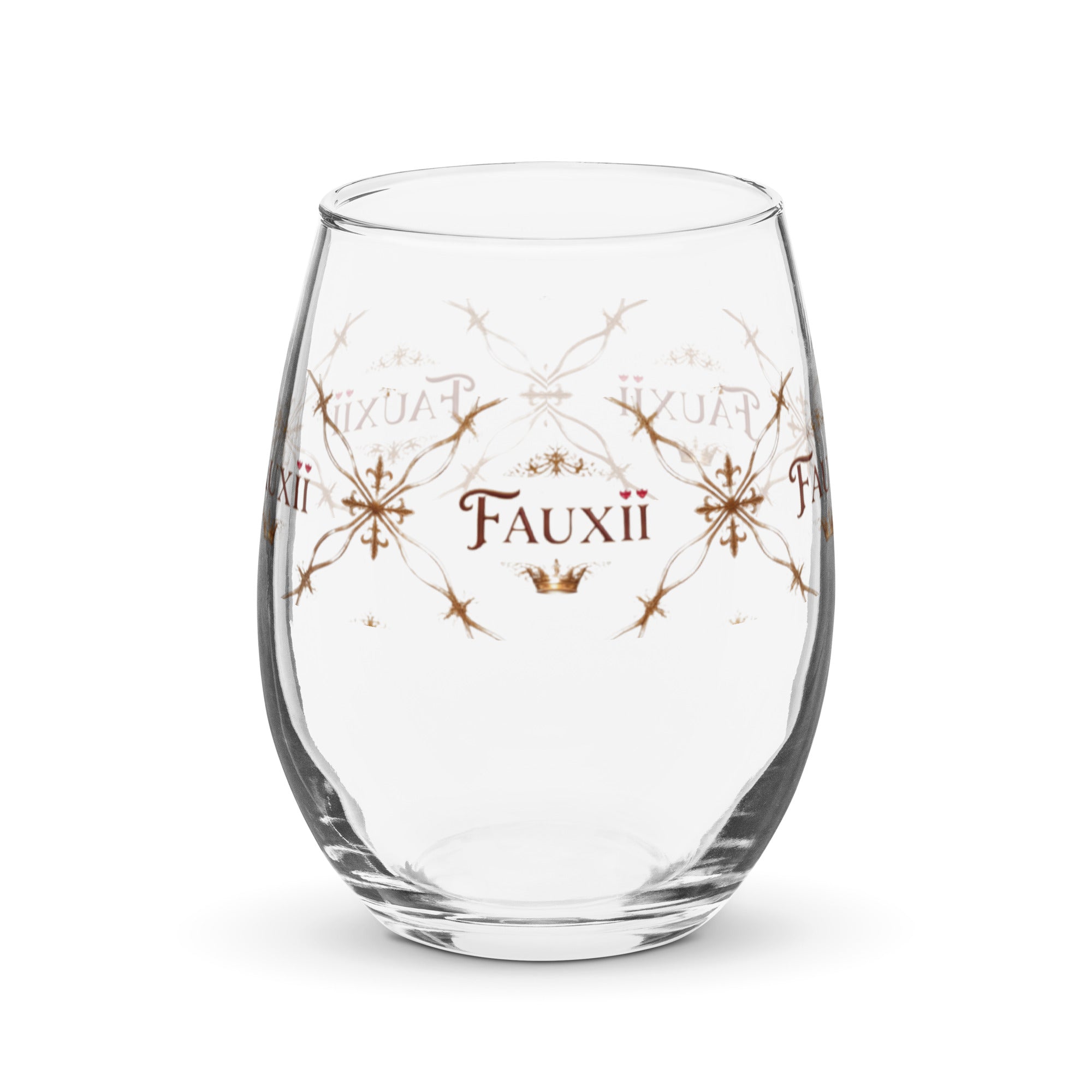 Stemless wine glass