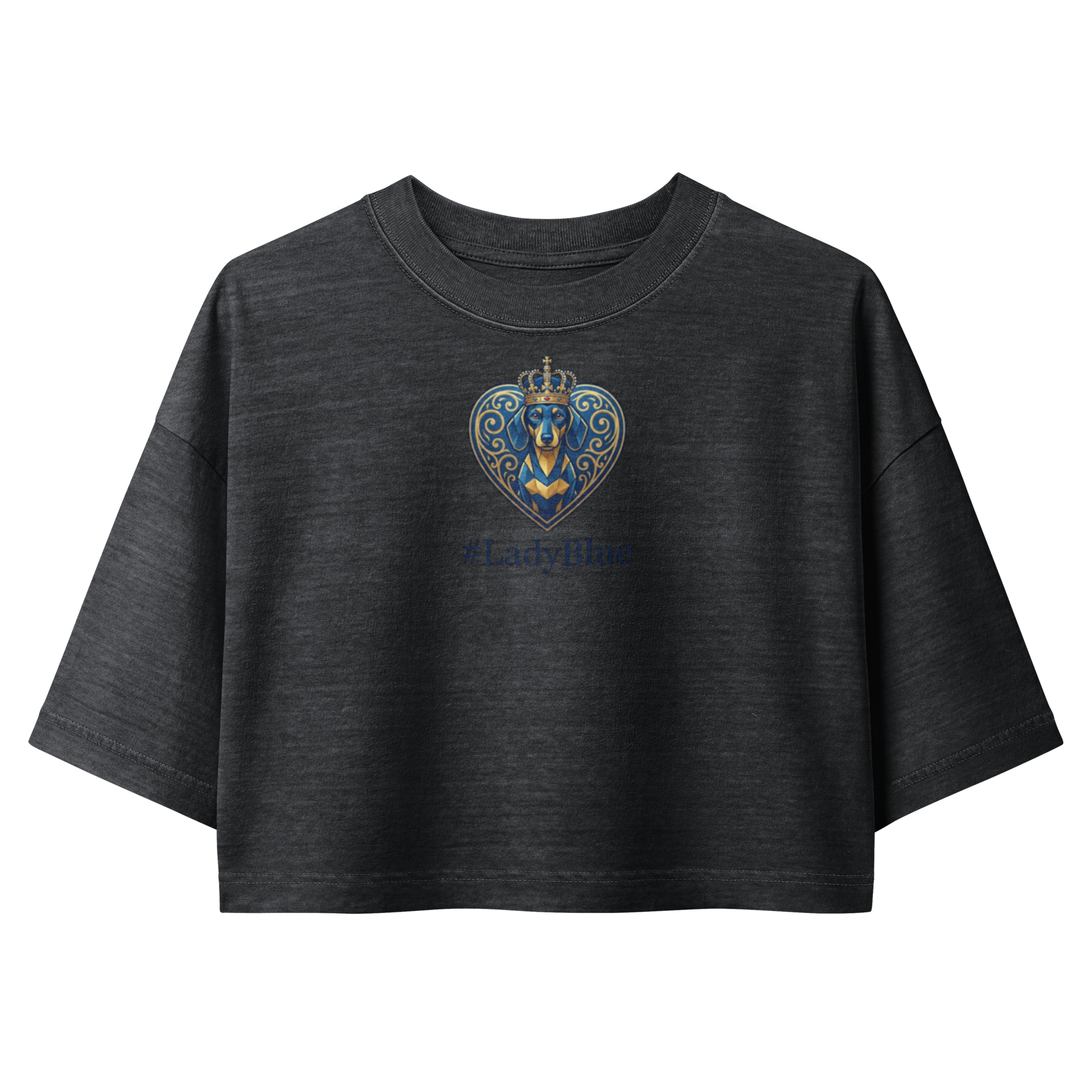 Women’s garment dye cropped tee